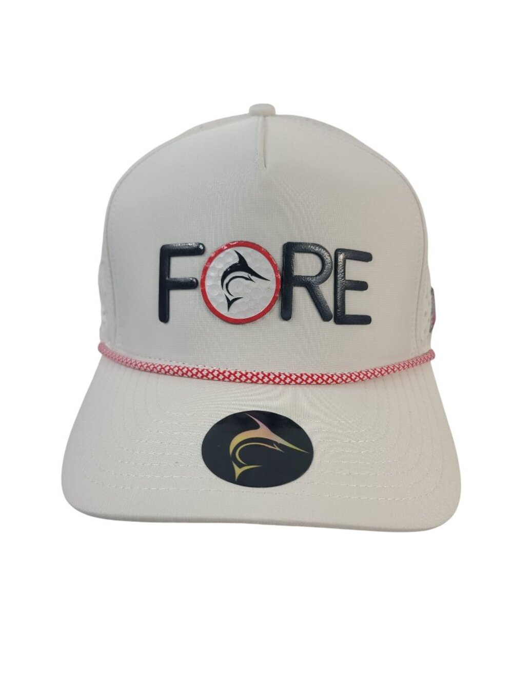 NEW The Gulf Standard Fore Snapback Hat Off-White Adjustable Golf Cap